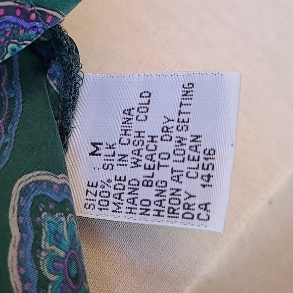 Vintage 100% silk limite blouse - Picture 16 of 16